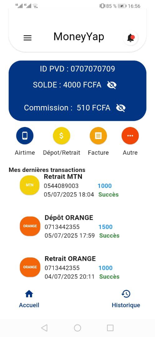 Application Mobile